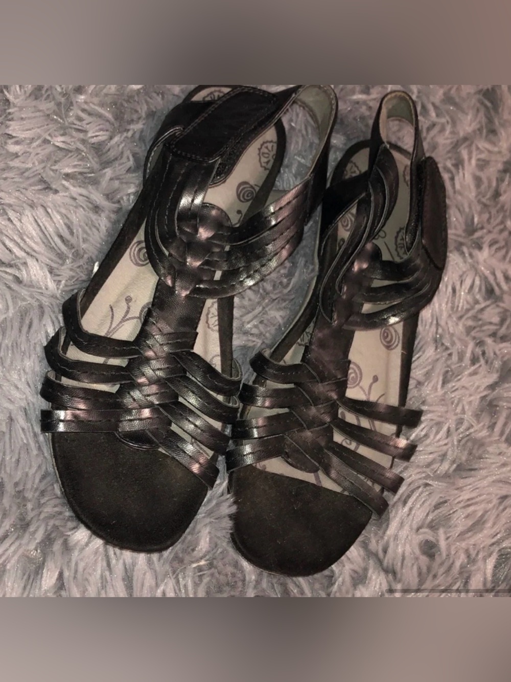 WW WELL WORN Black Strappy Women’s Sandals - Classic Chic